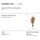 Aranjamente florale LUX - Set de 2 plante artificiale, Eucalipt colorat H-125cm