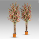 Set de 2 plante artificiale, Eucalipt colorat H-200cm