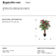 Aranjamente florale LUX - Planta artificiala, Bougainvillea roz H-120cm