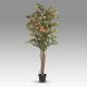 Aranjamente florale LUX - Set de 2 plante artificiale, Bougainvillea portocaliu H-180cm