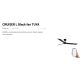 Lustre cu ventilator - Ventilator tavan smart sistem TUYA si telecomanda CRUISER L negru