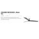 Lustre cu ventilator - Ventilator tavan incastrabil cu telecomanda CRUISER L negru