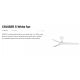 Lustre cu ventilator - Ventilator tavan cu telecomanda CRUISER S alb