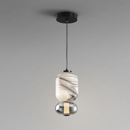 Pendule, Lustre suspendate - Lustra, Pendul LED moderna Bianca