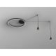 Pendule, Lustre suspendate - Lustra aplicata tavan cu 2 pendule cu cablu Conic