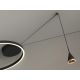Pendule, Lustre suspendate - Lustra aplicata tavan cu 2 pendule cu cablu Conic