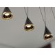 Pendule, Lustre suspendate - Lustra liniara cu 5 pendule suspendate LED Conic
