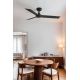 Lustre cu ventilator - Ventilator tavan smart sistem TUYA si telecomanda CRUISER S negru