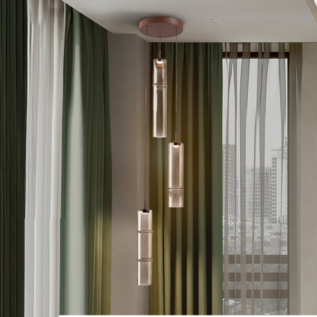 Pendule, Lustre suspendate - Lustra cu 3 pendule suspendate LED Canas