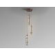 Pendule, Lustre suspendate - Lustra cu 3 pendule suspendate LED Canas