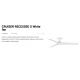 Lustre cu ventilator - Ventilator tavan incastrabil cu telecomanda CRUISER S alb