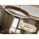 Pendule, Lustre suspendate - Lustra cu 3 inele colorate LED CCT si telecomanda Halos
