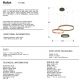 Pendule, Lustre suspendate - Lustra cu 3 inele colorate LED CCT si telecomanda Halos