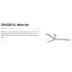 Lustre cu ventilator - Ventilator tavan cu telecomanda CRUISER XL alb