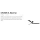 Lustre cu ventilator - Ventilator tavan cu telecomanda CRUISER XL negru