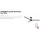 Lustre cu ventilator - Ventilator tavan smart sistem TUYA si telecomanda CRUISER XL negru/aluminiu