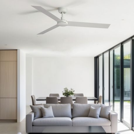Lustre cu ventilator - Ventilator tavan smart sistem TUYA si telecomanda CRUISER XL alb