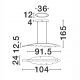 Pendule, Lustre suspendate - Lustra LED suspendata in forma de frunza AMADO