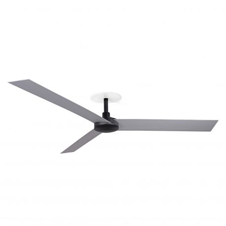 Lustre cu ventilator - Ventilator tavan incastrabil cu telecomanda CRUISER XL negru/aluminiu