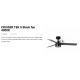 Lustre cu ventilator - Lustra LED cu Ventilator tavan si telecomanda CRUISER TEK S negru 4000K