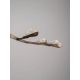 Pendule, Lustre suspendate - Lustra LED alama antic cu sticla lucrat manual GRETA 34W