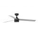 Lustre cu ventilator - Lustra LED cu Ventilator tavan si telecomanda CRUISER TEK L negru/aluminiu 4000K
