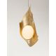 Pendule, Lustre suspendate - Lustra, Pendul LED otel auriu si sticla MALORY