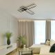 Plafoniere - Plafoniera LED design geometric TATJANA 80x22cm