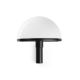 Aplice, corpuri de iluminat pentru pereti - Aplica de perete neagra design minimalist DOME