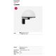 Aplice, corpuri de iluminat pentru pereti - Aplica de perete neagra design minimalist DOME