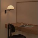 Aplica de perete neagra cu brat articulat DOME