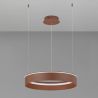 Lustra LED design circular OLIVIA maro inchis D-60cm