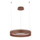 Pendule, Lustre suspendate - Lustra LED design circular OLIVIA maro inchis D-60cm