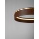 Pendule, Lustre suspendate - Lustra LED design circular OLIVIA maro inchis D-60cm