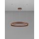 Pendule, Lustre suspendate - Lustra LED design circular OLIVIA maro inchis D-78cm