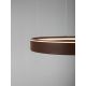 Pendule, Lustre suspendate - Lustra LED design circular OLIVIA maro inchis D-78cm