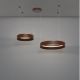 Pendule, Lustre suspendate - Lustra LED design circular OLIVIA maro inchis