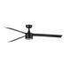 Lustra LED cu Ventilator tavan si telecomanda CRUISER TEK L neagra 4000K