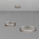 Pendule, Lustre suspendate - Lustra LED design circular OLIVIA nickel
