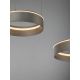 Pendule, Lustre suspendate - Lustra LED design circular OLIVIA nickel