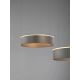 Pendule, Lustre suspendate - Lustra LED design circular OLIVIA nickel