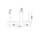 Pendule, Lustre suspendate - Lustra LED design circular OLIVIA nickel