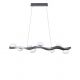 Pendule, Lustre suspendate - Lustra LED suspendata otel gri periat SEVERO