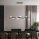 Lustra LED suspendata otel gri periat SEVERO