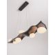 Pendule, Lustre suspendate - Lustra LED suspendata otel gri periat SEVERO