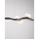 Pendule, Lustre suspendate - Lustra LED suspendata otel gri periat SEVERO