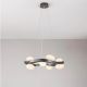 Pendule, Lustre suspendate - Lustra LED suspendata otel gri periat SEVERO 60cm