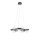 Pendule, Lustre suspendate - Lustra LED suspendata otel gri periat SEVERO 60cm