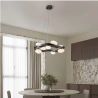 Lustra LED suspendata otel gri periat SEVERO 60cm