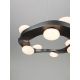 Pendule, Lustre suspendate - Lustra LED suspendata otel gri periat SEVERO 60cm